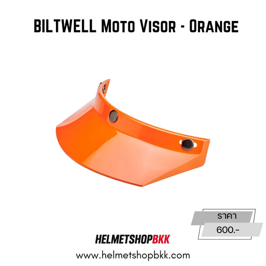BILTWELL MOTO VISOR ORANGE