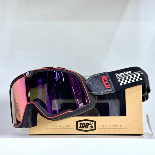 แว่น 100% BARSTOW GOGGLE ERBAN- MIRROR DARK RED LENS