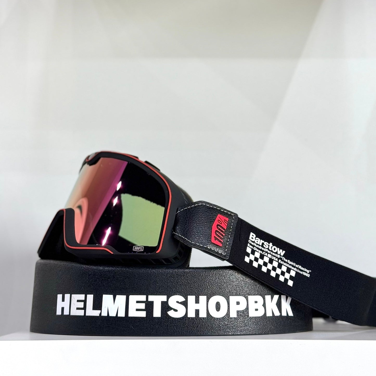 แว่น 100% BARSTOW GOGGLE ERBAN- MIRROR DARK RED LENS