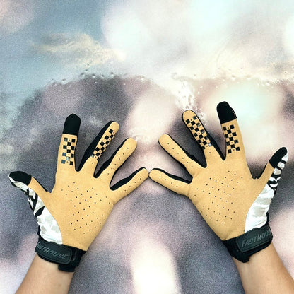 ถุงมือไบท์เกอร์ FASTHOUSE ELROD STAY GOLDEN GLOVE CHAIK CAMEL