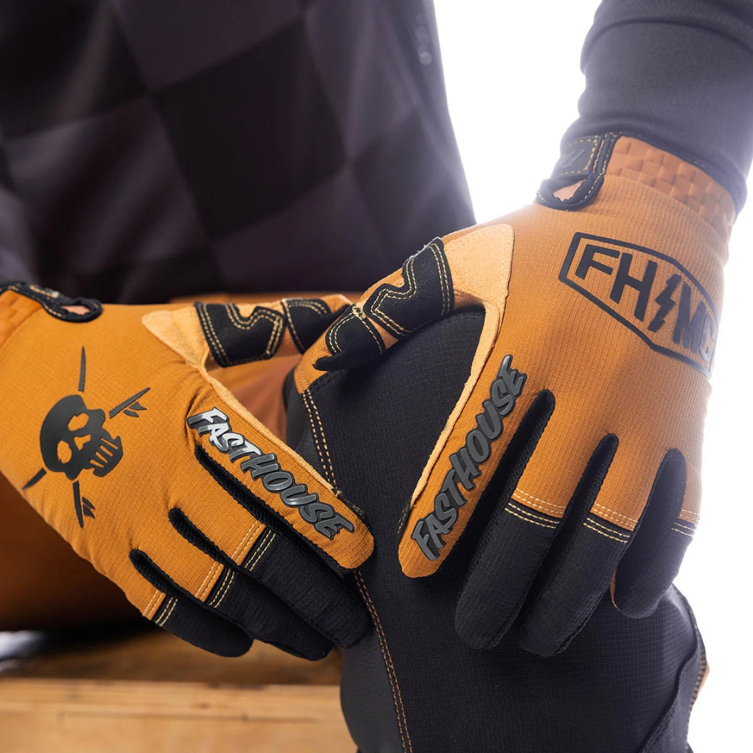 ถุงมือไบท์เกอร์ FASTHOUSE SANGUARO BENNET GLOVE CAMEL