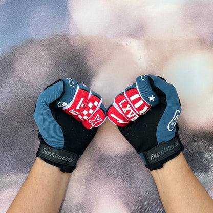 ถุงมือไบท์เกอร์ FASTHOUSE SPEED STYLE THE BIRD GLOVE TEAL
