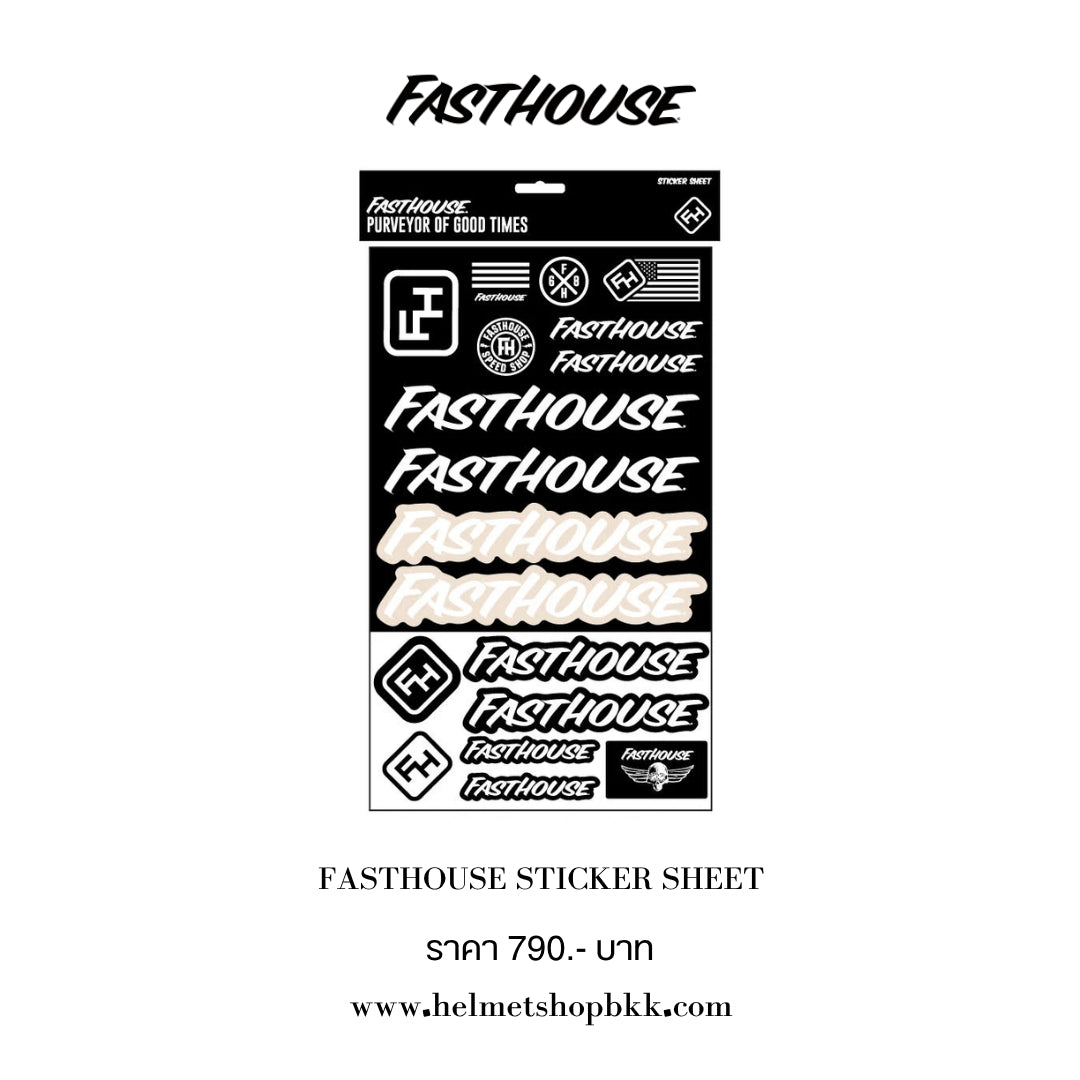 สติ๊กเกอร์ FASTHOUSE STICKER SHEET