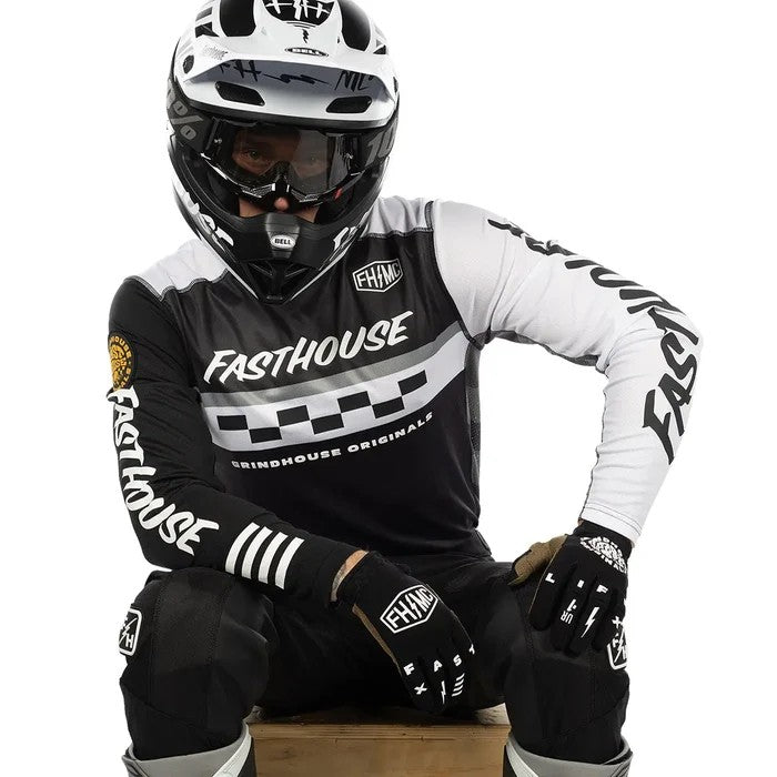 เสื้อแขนยาว FASTHOUSE GRINDHOUSE ATOMIC LS JERSEY BLACK GRAY