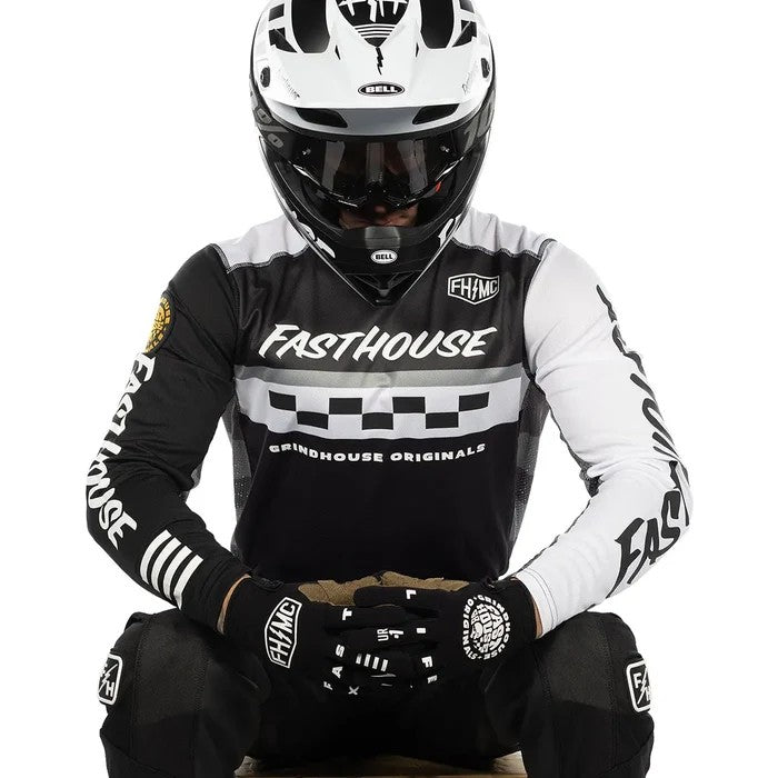 เสื้อแขนยาว FASTHOUSE GRINDHOUSE ATOMIC LS JERSEY BLACK GRAY