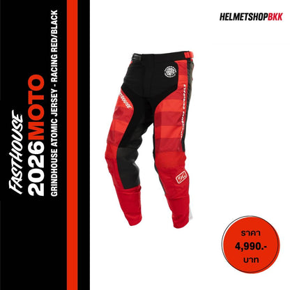 กางเกง FASTHOUSE GRINDHOUSE ATOMIC PANT RACING RED BLACK