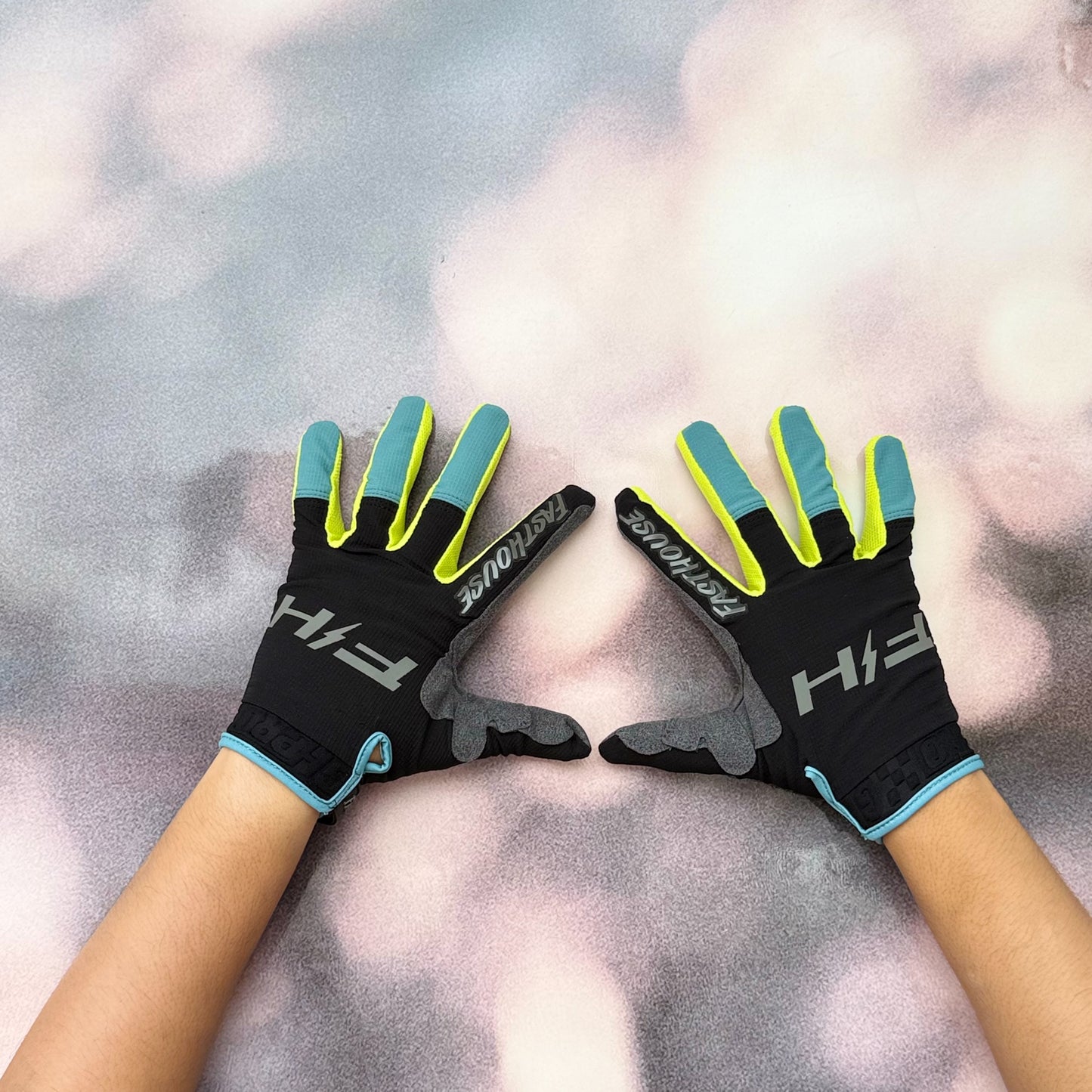ถุงมือไบท์เกอร์ FASTHOUSE GRINDHOUSE PRO APEX GLOVE BLACK SLATE