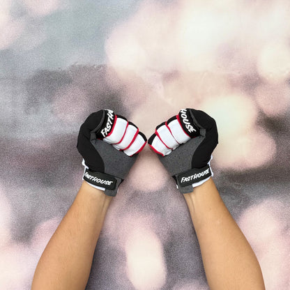ถุงมือไบท์เกอร์ FASTHOUSE GRINDHOUSE PRO APEX GLOVE BLACK WHITE