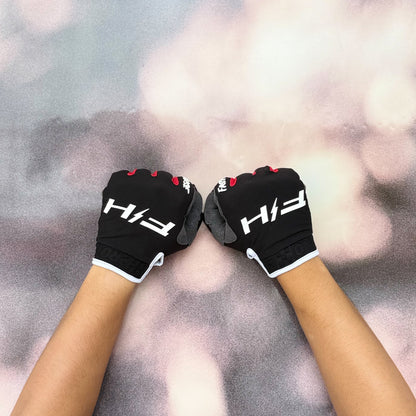 ถุงมือไบท์เกอร์ FASTHOUSE GRINDHOUSE PRO APEX GLOVE BLACK WHITE
