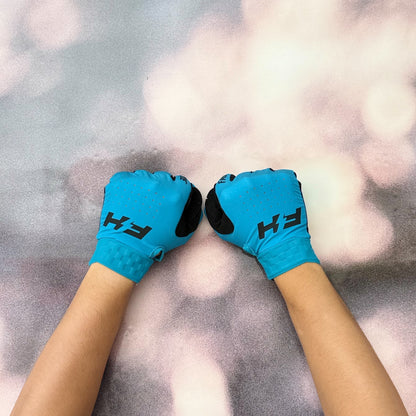 ถุงมือไบท์เกอร์ FASTHOUSE HELIX DAYTONA GLOVE ELECTRIC BLUE