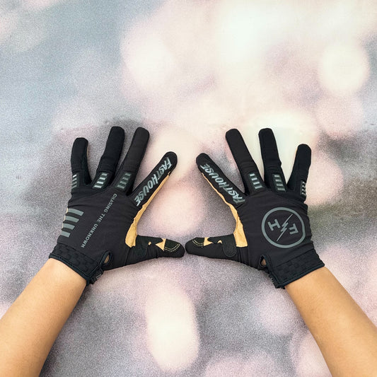 ถุงมือไบท์เกอร์ FASTHOUSE OFF ROAD MATOX GLOVE BLACK GRAY