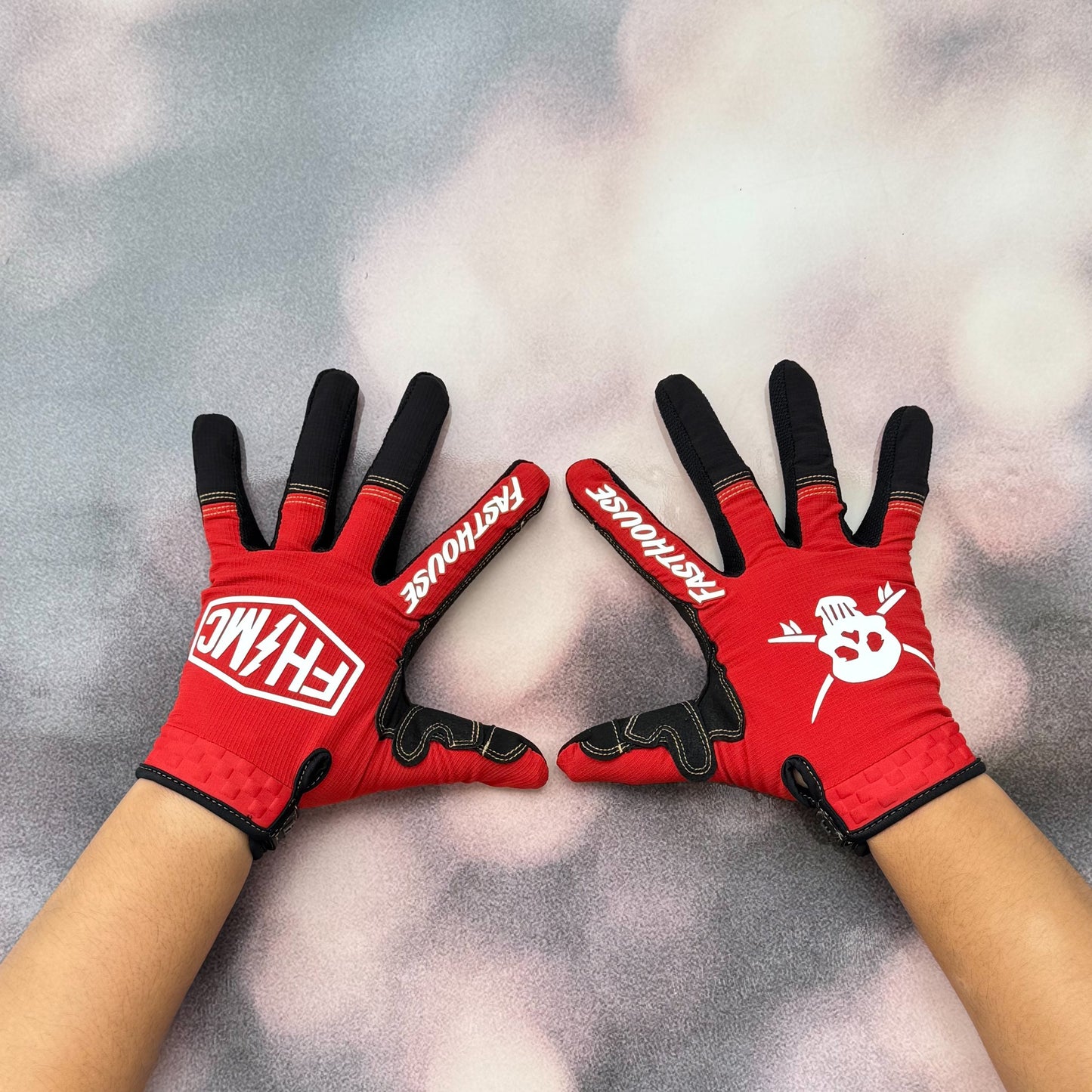 ถุงมือไบท์เกอร์ FASTHOUSE SANGUARO BENNET GLOVE LAVA FALLS