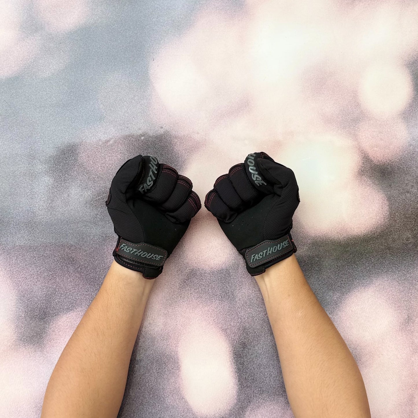 ถุงมือไบท์เกอร์ FASTHOUSE SANGUARO PETROL GLOVE BLACK