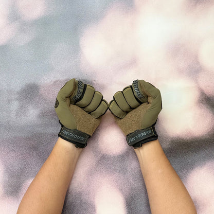 ถุงมือไบท์เกอร์ FASTHOUSE SANGUARO PETROL GLOVE OLIVE