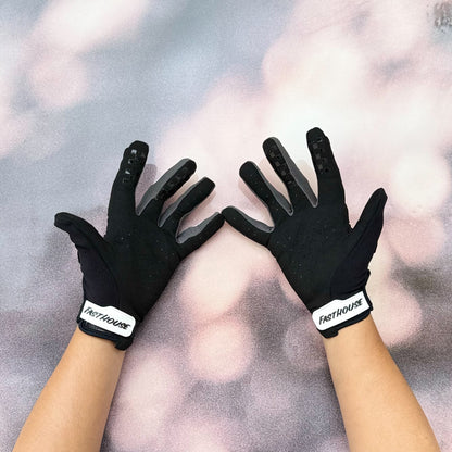 ถุงมือไบท์เกอร์ FASTHOUSE SPEED STYLE HUDSON GLOVE BLACK WHITE
