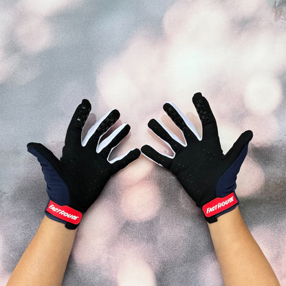 ถุงมือไบท์เกอร์ FASTHOUSE SPEED STYLE HUDSON GLOVE BLUE RED