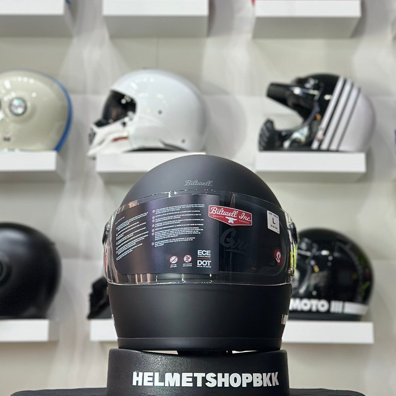BILTWELL GRINGO S FLAT BLACK