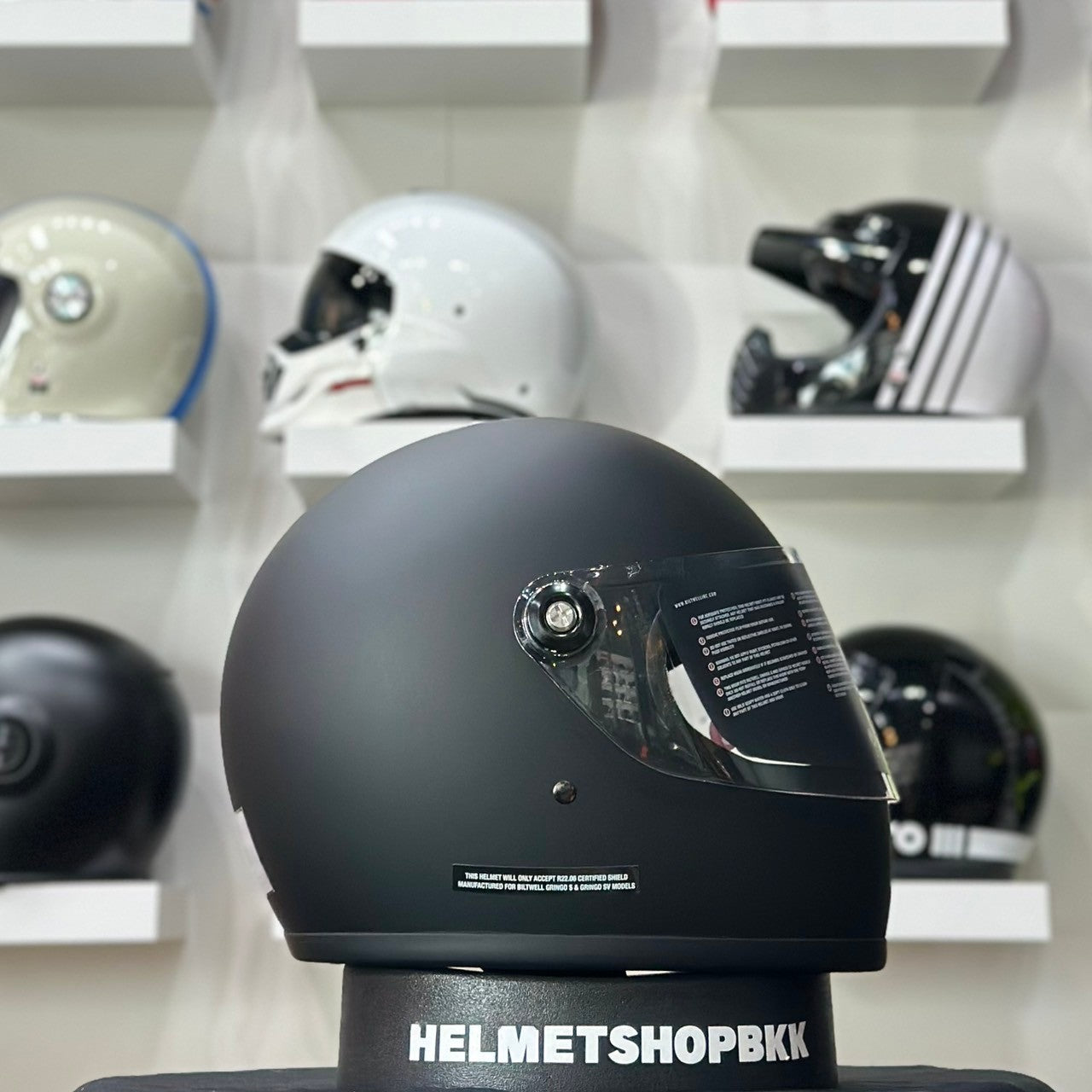 BILTWELL GRINGO S FLAT BLACK