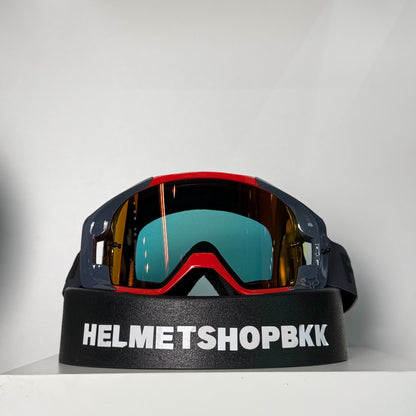 แว่นกันลม FOX VUE VOLATILE SPARK GOGGLE FLO RED