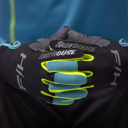 ถุงมือไบท์เกอร์ FASTHOUSE GRINDHOUSE PRO APEX GLOVE BLACK SLATE