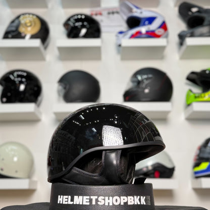 หมวกกันน็อค GMAX HH-45 HALF HELMET GLOSS BLACK
