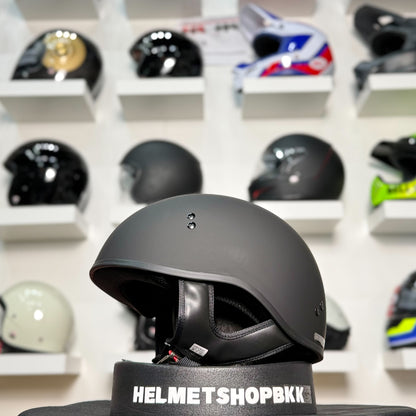 หมวกกันน็อค GMAX HH-45 HALF HELMET MATTE BLACK