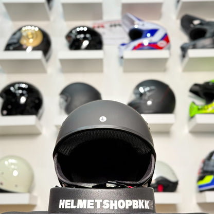หมวกกันน็อค GMAX HH-45 HALF HELMET MATTE BLACK