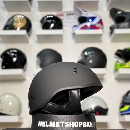หมวกกันน็อค GMAX HH-45 HALF HELMET MATTE BLACK