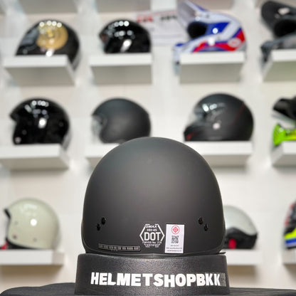 หมวกกันน็อค GMAX HH-45 HALF HELMET MATTE BLACK