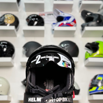 หมวกกันน็อค GMAX HH-65 FULL DRESSED HALF HELMET GLOSS BLACK