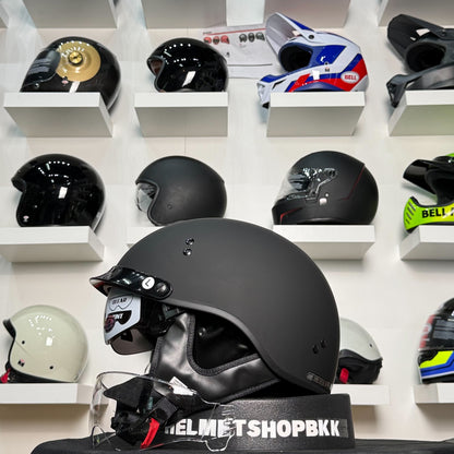หมวกกันน็อค GMAX HH-65 FULL DRESSED HALF HELMET MATTE BLACK