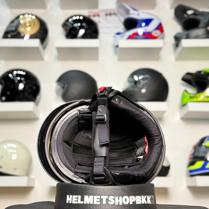 หมวกกันน็อค GMAX HH-65 FULL DRESSED HALF HELMET MATTE WHITE