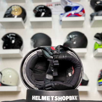 หมวกกันน็อค GMAX HH-65 NAKED HALF HELMET GLOSS BLACK
