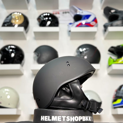 หมวกกันน็อค GMAX HH-65 NAKED HALF HELMET MATTE BLACK