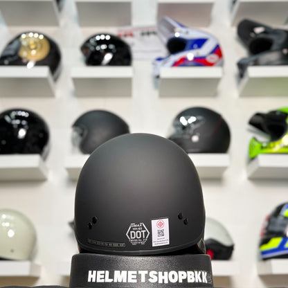 หมวกกันน็อค GMAX HH-65 NAKED HALF HELMET MATTE BLACK