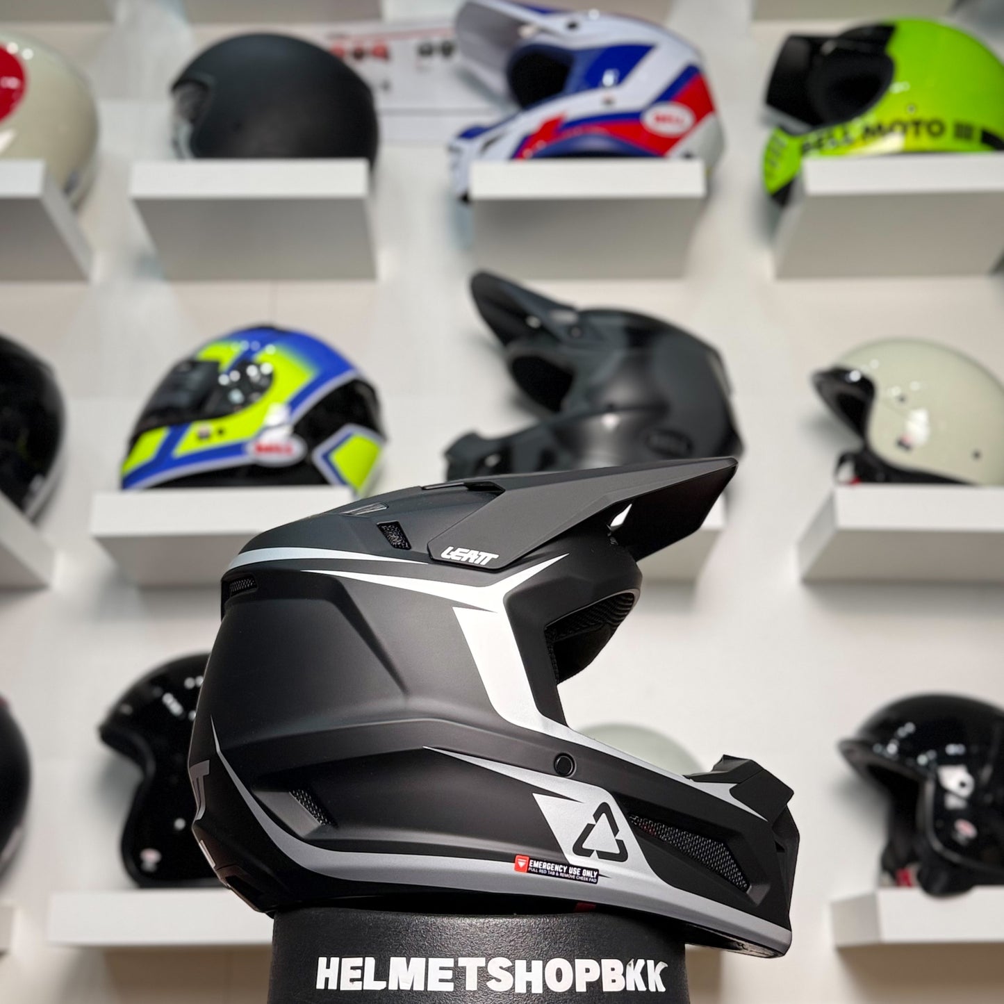 หมวกกันน็อค LEATT KIT MOTO 3.5 BLACK