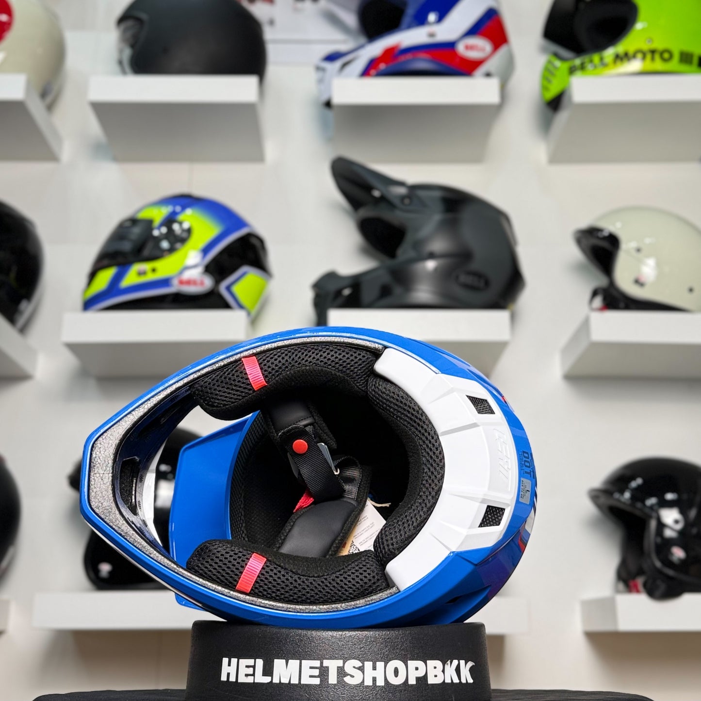 หมวกกันน็อค LEATT KIT MOTO 3.5 BLUE