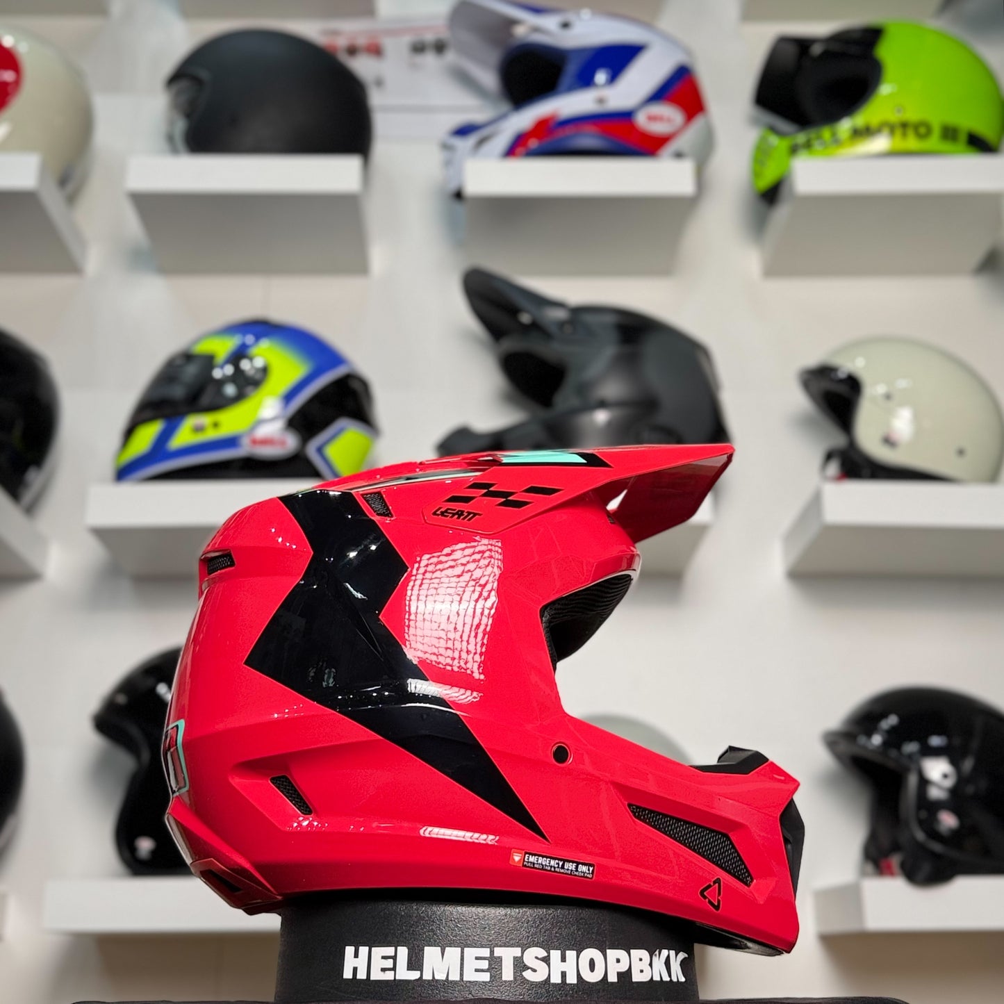 หมวกกันน็อค LEATT KIT MOTO 3.5 RED