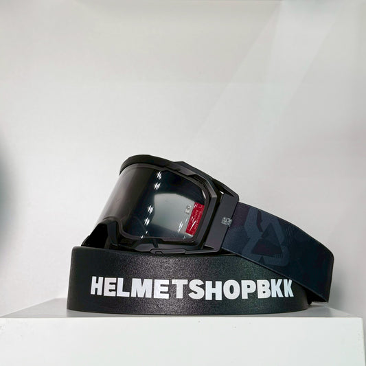 แว่นกันลม LEATT VELOCITY 5.5 STEALTH LIGHT GREY 58%