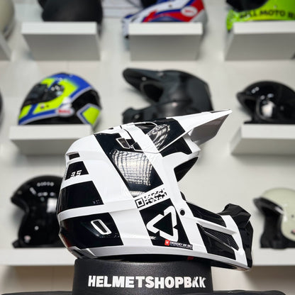 หมวกกันน็อคเด็ก LEATT MOTO 3.5 JUNIOR V24 BLACK WHITE