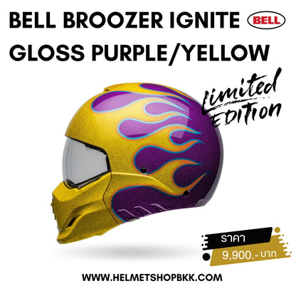 BELL BROOZER IGNITE GLOSS PURPLE YELLOW