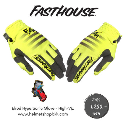 ถุงมือไบท์เกอร์ FASTHOUSE ELROD HYPERSONIC GLOVE HIGH-VIZ