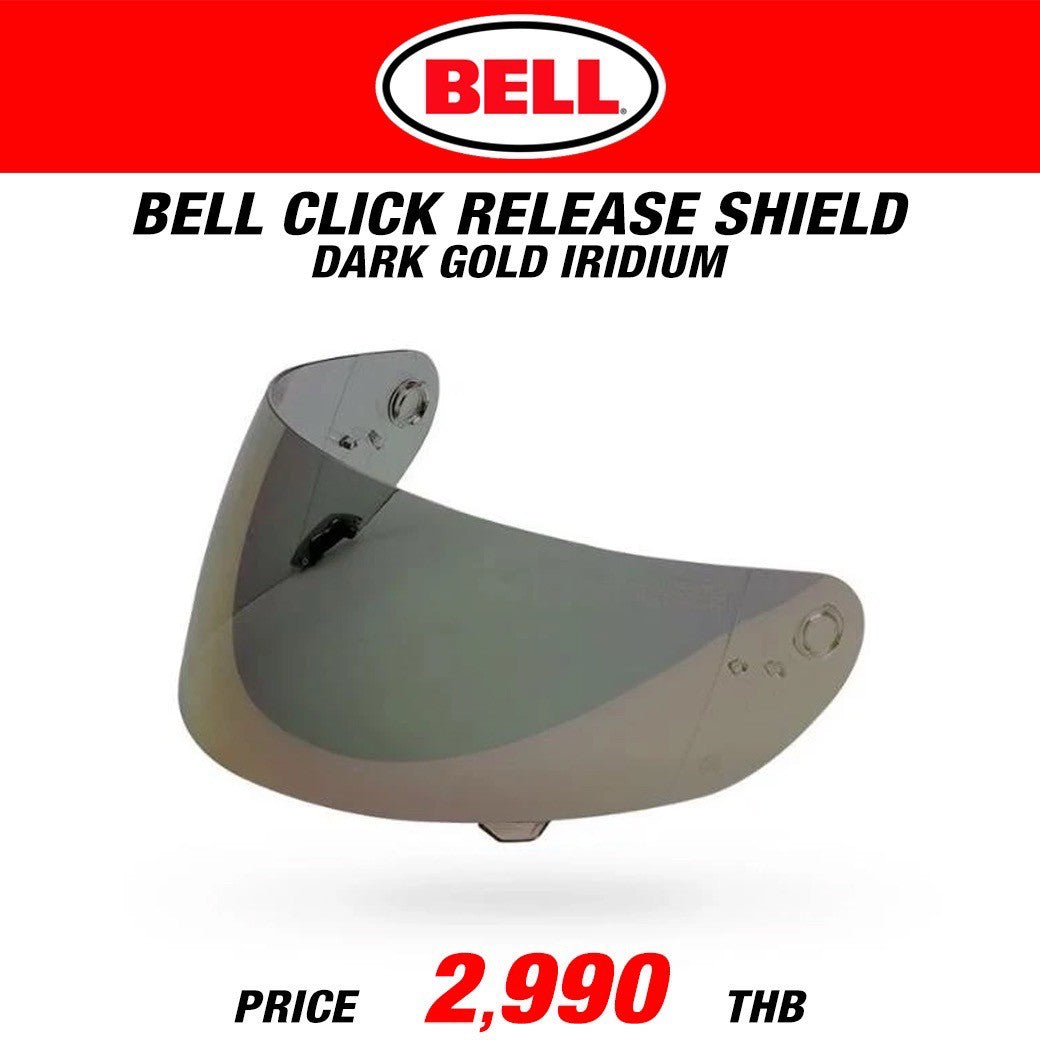 BELL CLICK RELEASE SHIELD DARK GOLD IRIDIUM