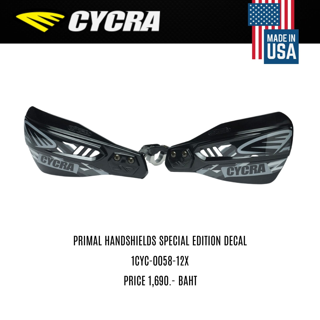 แผ่นบังมือ CYCRA PRIMAL HANDSHIELDS SPECIAL EDITION DECAL 1CYC-0058-12X