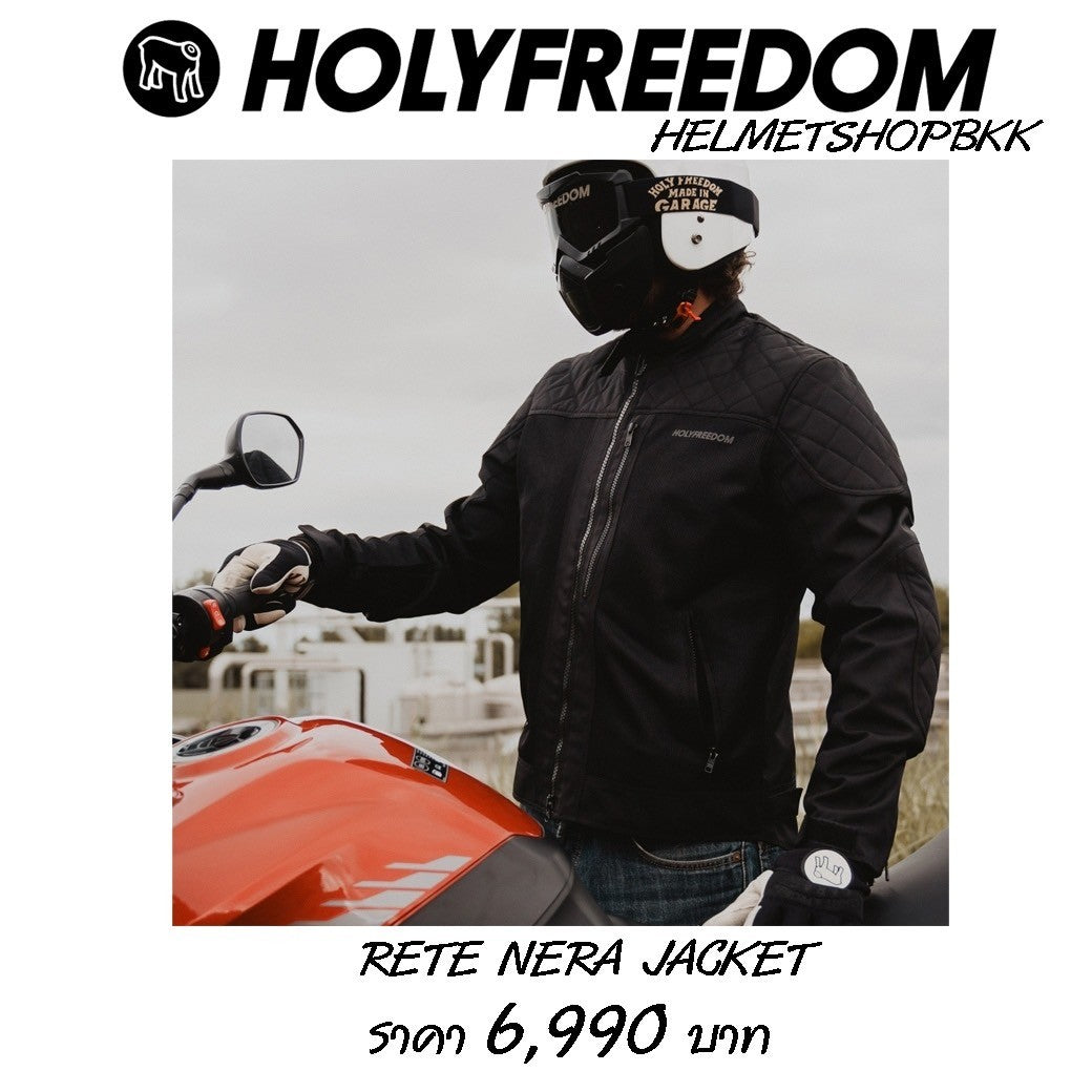 เสื้อแจ็คเก็ต HOLYFREEDOM RETE NERA JACKET