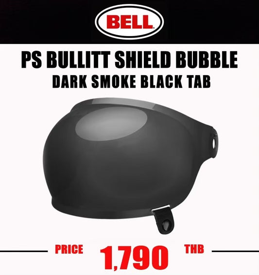BULLITT SHIELD BUBBLE DARK SMOKE BLACK TAB