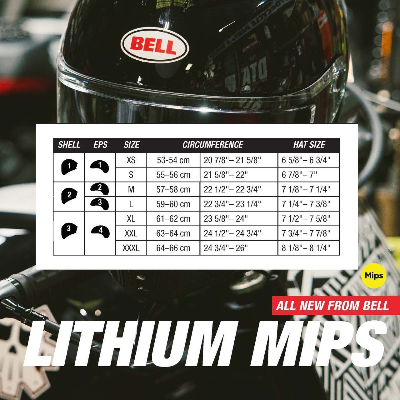 BELL LITHIUM MIPS NEO GLOSS GRAY SILVER