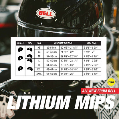 BELL LITHIUM MIPS NEO GLOSS GRAY SILVER