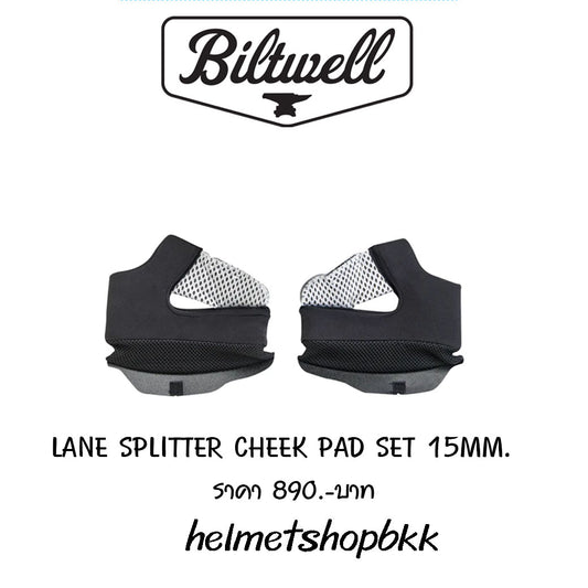 BILTWELL LANE SPLITTER  CHEEK PAD SET