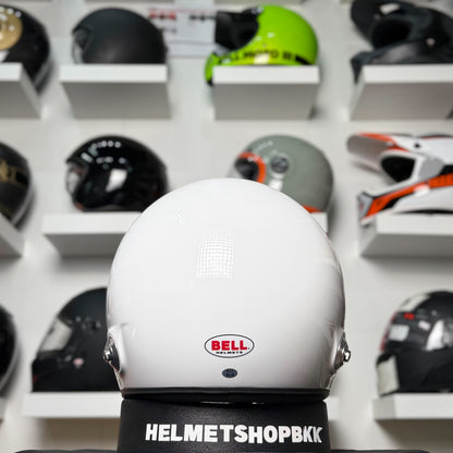 หมวกรถยนต์ BELL MAG-10 RALLY SPORT - WHITE (HANS) HOMOLOGATION FIA 8859-2024